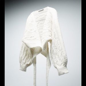 ZARA Light Pink Cardigan- Wrap Around